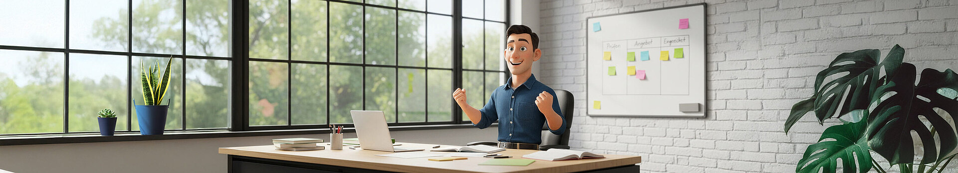 Tim gewinnt seinen ersten Auftrag